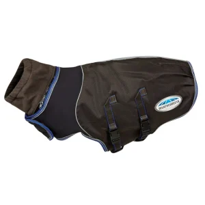 Abrigo Perro Comfitec Ultra Cozi Medium/Lite Carbon Azul Blanco Weatherbeeta