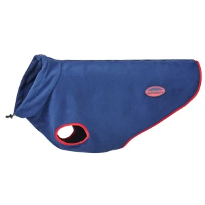 Abrigo Perro Con Cremallera Fleece Azul Rojo Blanco Weatherbeeta