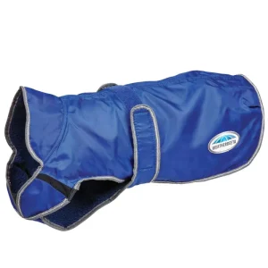Abrigo Perro Cortavientos Comfitec Windbreaker Free Deluxe Azul Oscuro Gris Blanco Weatherbeeta