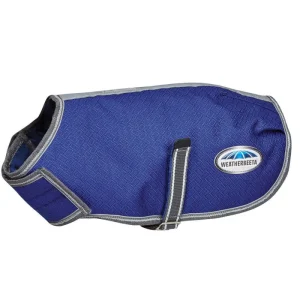 Abrigo Perro Impermeable Comfitec Premier Free Medium Azul Oscuro Gris Blanco Weatherbeeta