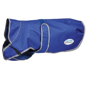 Abrigo Perro Impermeable Con Forro Comfitec Premier Deluxe Azul Oscuro Gris Blanco Weatherbeeta Oferta