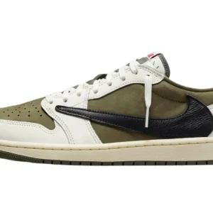 AIR JORDAN 1 TRAVIS SCOTT MEDIUM OLIVE