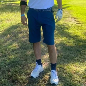 Bermudas técnicas de golf azul petróleo, hombre En línea