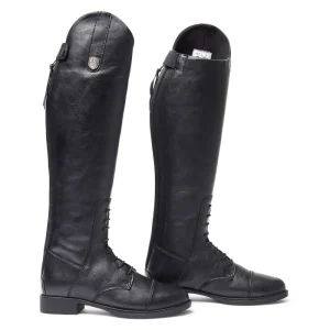 Botas de equitación de niños negro Veganza Young Mountain Horse