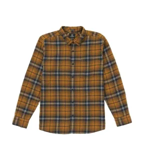 Camisa Volcom Caden Plaid Ls – Chesnut Brown