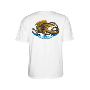 Camiseta Powell Peralta Oval Dragon White