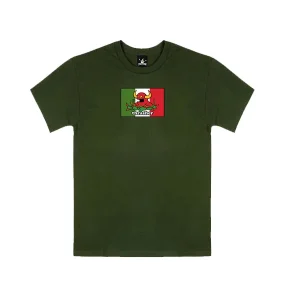 Camiseta Thrasher x Toy Machine Hecho Green