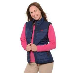 Chaleco acolchado y ligero de Mujer. Azul marino