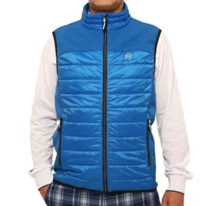 Chaleco acolchado y ligero de hombre. Azul Royal Oferta