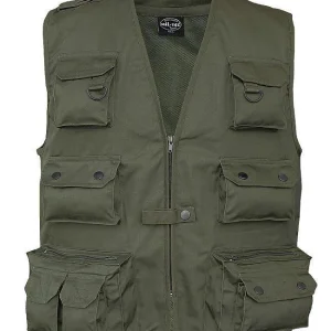 Chaleco multi bolsillos oliva