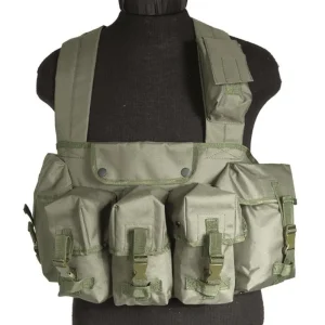 CHEST RIG 6-POCKET OLIV Oferta caliente