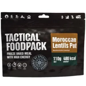 Comida táctica foodpack, Lentejas marroquíes