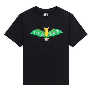 Element Bat SS Youth Flint Black Camiseta