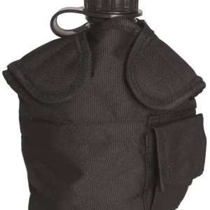 FELDFLASCHENTASCHE MOLLE US-STYLE SCHWARZ