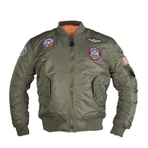 FLIEGERJACKE MA1® KIDS M.ABZ. OLIV