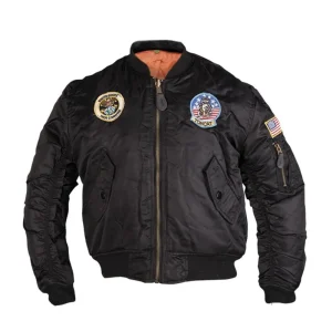 FLIEGERJACKE MA1® KIDS M.ABZ. SCHWARZ