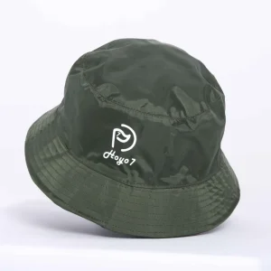 Gorro de lluvia unisex de color verde oscuro (Outlet)