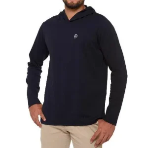 Hoodie Hombre. Algodón orgánico. Azul marino Navy (Outlet)