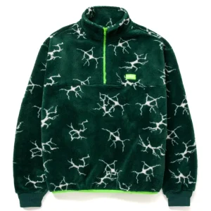 HUF Quake Sherpa 1/4 Zip Fleece Moda