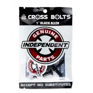 Independent Hardware Parts 1″ Black Allen Cross Bolts Oferta caliente