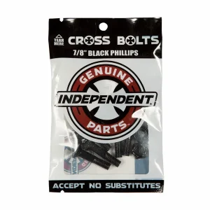 Independent Hardware Parts 7/8″ Black Phillips Cross Bolts
