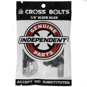 Independent Hardware Parts 7/8″ Black Allen Cross Bolts