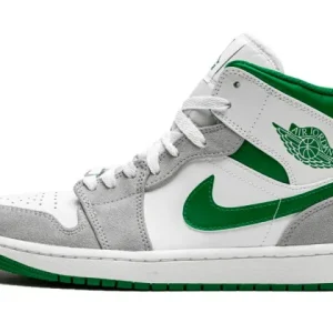 JORDAN 1 MID GREY GREEN