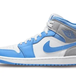 JORDAN 1 MID UNIVERSITY BLUE GREY
