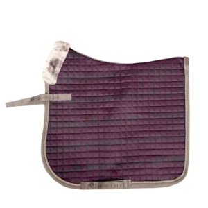 Mantilla de doma burdeos Show Line Saddle Pad Bucas.