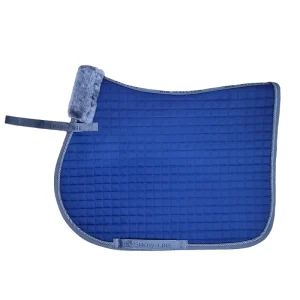 Mantilla de salto azul Show Line Saddle Pad Bucas Descuento
