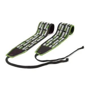 MUÑEQUERAS DE TELA (NEGRO Y VERDE)