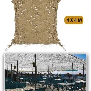 NETZ BROADLEAF ‘SHADE SAIL’ 4,0X4,0 DESERT