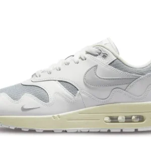 NIKE AIR MAX 1 PATTA WAVES WHITE SILVER