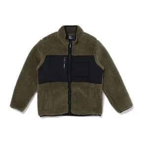 Polar Storm Stone Zip Sherpa – Wintermoss