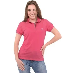 Polo té´cnico golf fucsia para mujer (Outlet)