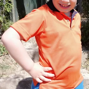 Polo técnico golf naranja kids/junior