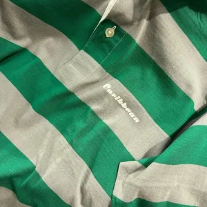 Polos Caribbean Vintage Rayas Gris/Verde Oferta