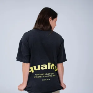Quality Habits oversize black unisex