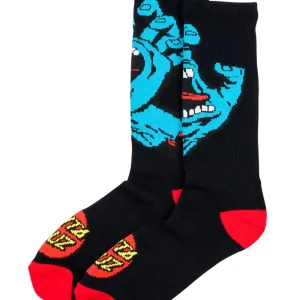 SANTA CRUZ SCREAMING HAND BLACK SOCKS- Calcetines