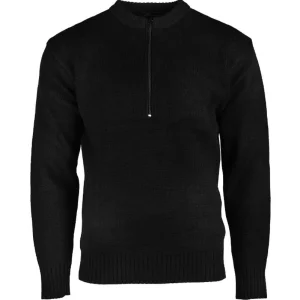 SCHWEIZ.ARMEEPULLOVER M.RV SCHWARZ