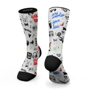 Sex, Drugs & Rock N Roll white