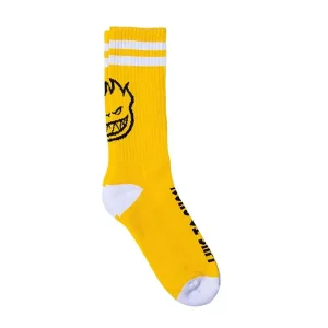 Spitfire Heads Up Sock Yellow