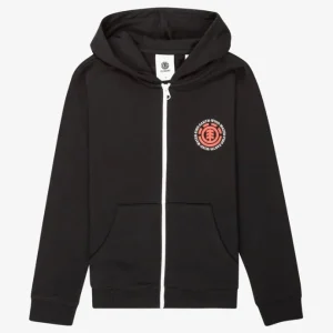 Sudadera Element Seal Youth Zip Hood Black