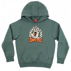 Sudadera Santa Cruz Youth Hood Check Gateway Hand Front Descuento