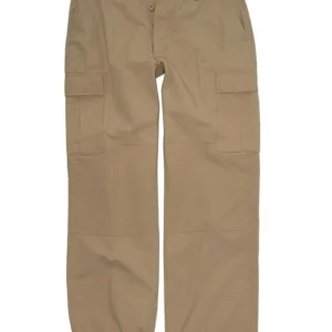 US BDU HOSE WOMAN R/S PREWASH KHAKI