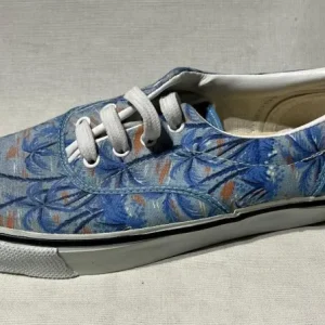 Zapatillas Caribbean Vintage Palmera Celeste